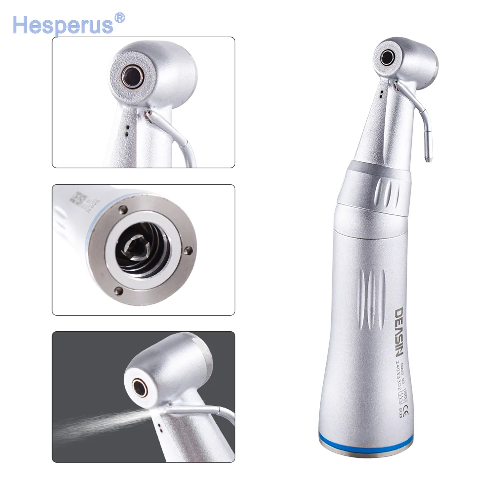 

Dental Inner Water Spray Spray Contra Angle Low Speed Handpiece With Water Tube 1:1 Stainless Steel Surgical Handpiece Tools