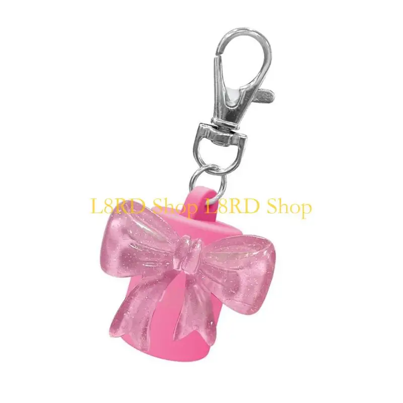 

L8RD силиконовый брелок для жидкого макияжа, герметичный дозатор блеска для губ, размер для кошелька или рюкзака