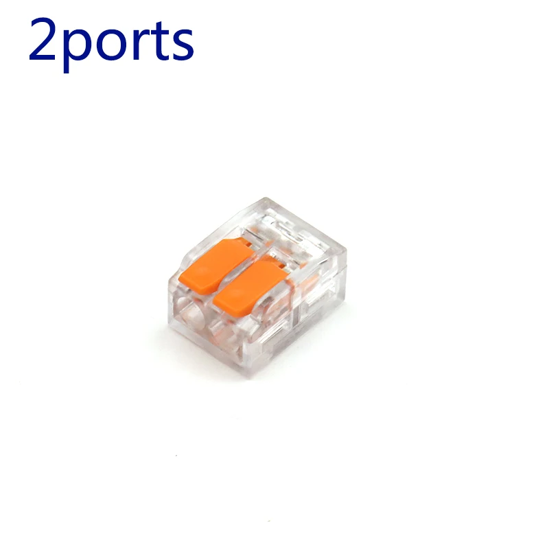 محطة أسلاك سريعة شفافة ، نوع الضغط ، موصل توصيل سلكي ، 2 منفذ ، 4 منافذ ، 5 منافذ ، 3 منافذ ، 10