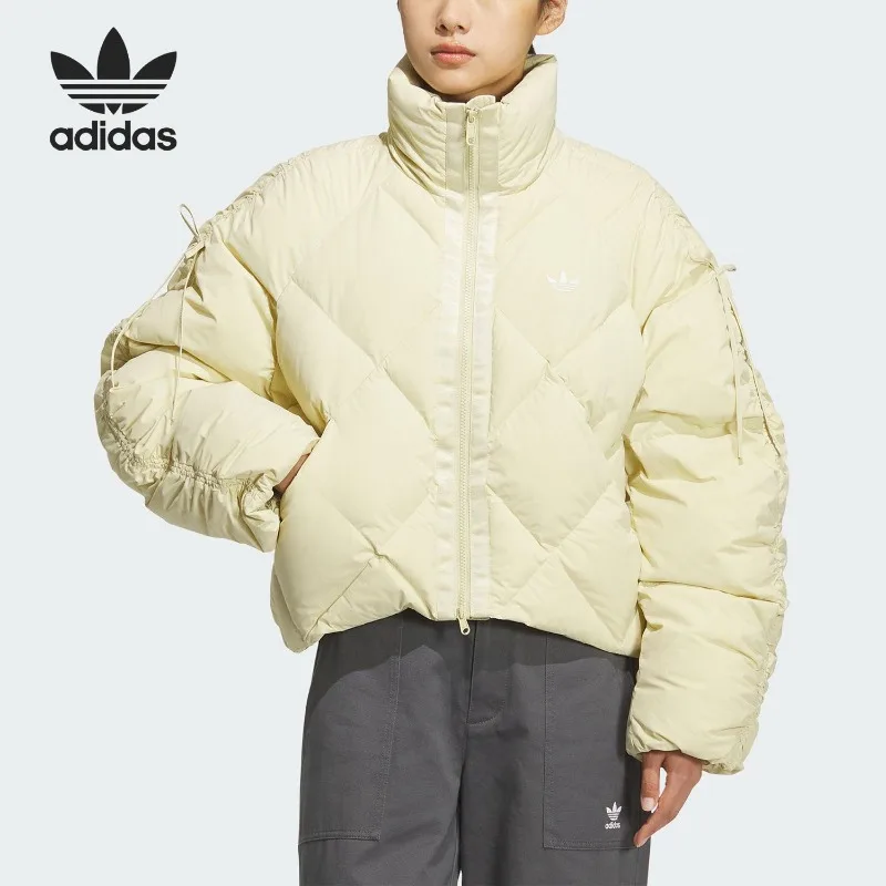 Adidas BOW COM DOWN Ladies Loose Stand-up Collar Casual Down Jacket KC2613