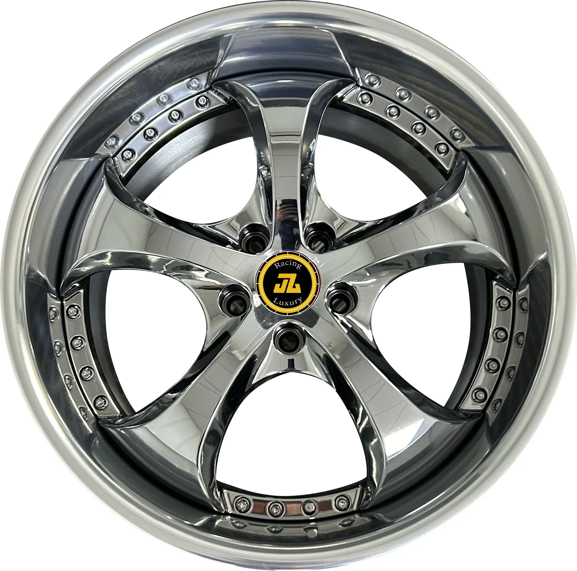 

Hot sales in August：Custom Classic Aluminum 2-Piece forged alloy wheels 17 18 20 21 22 24 26 Inch Passenger Rims 4 5 6 8 Holes 5