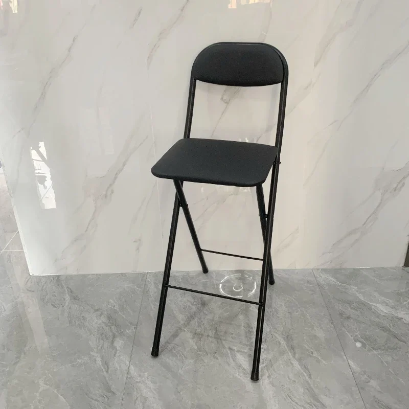 Design Simple Bar Stool Folding Nordic Counter Coffee Kitchen Chair Retro Reception Home Furniture