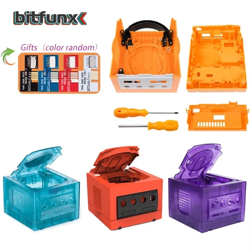 Bitfunx-funda de repuesto para Nintendo Gamecube, carcasa para consola de videojuegos Retro NGC, DOL-101/DOL-001