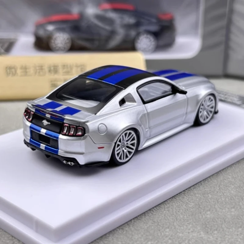 DCM 1:64 مقياس موستانج GT 2014 NFS سبيكة سيارة نموذج كلاسيكي الكبار جمع ثابت عرض هدية