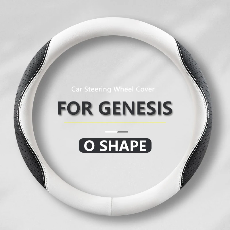 

38cm NAPPA Female Car Steering Wheel Booster Cover Auto Anti-skid Accessories For Genesis GV60, GV70, GV80, G80, G70, G90