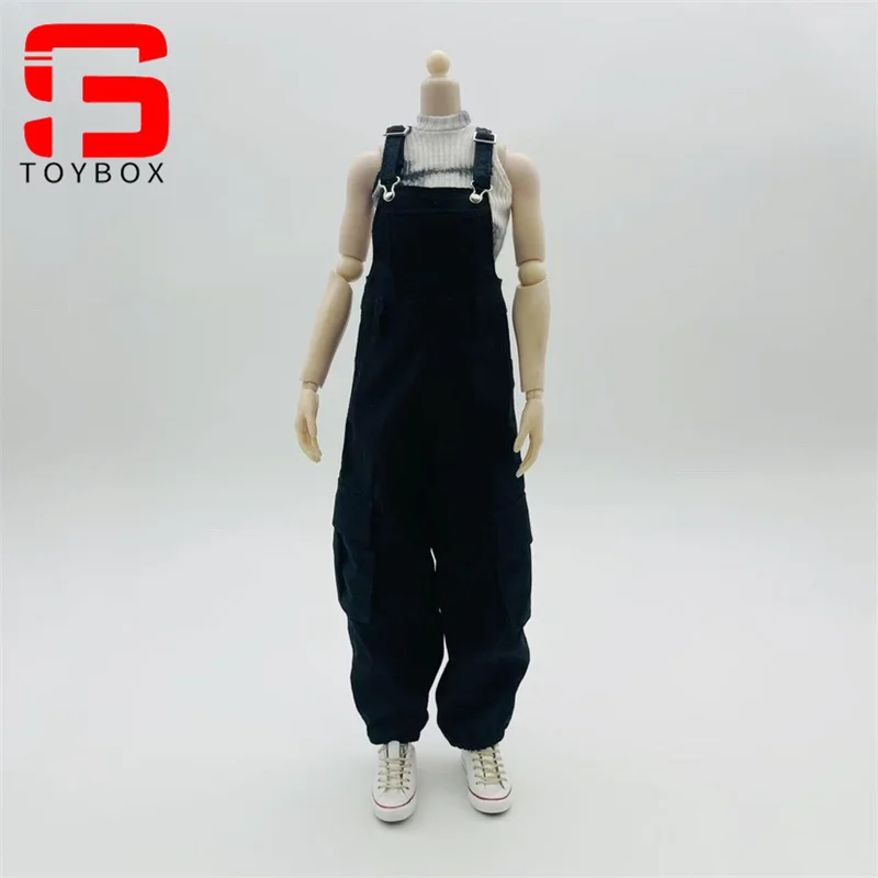 1/6 스케일 트렌디 캐주얼 스트랩 바지 의류 모델 12 인치 여성 군인 액션 피규어 바디 인형에 적합