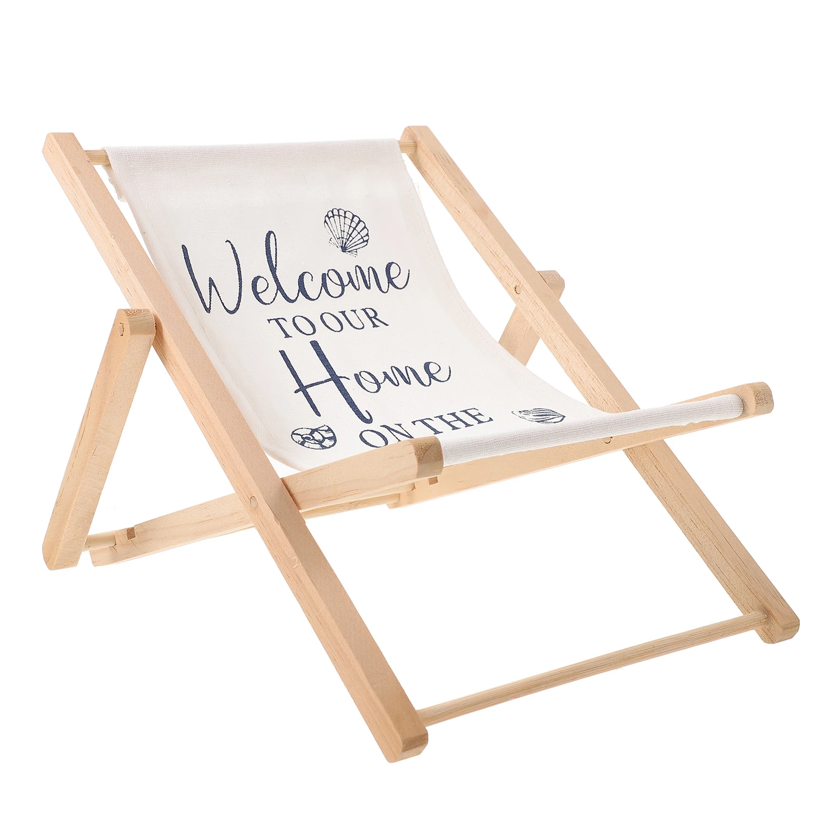 

Large Beach Chair Ornaments Bedroom Decor Ocean Theme Decorations Desktop Cloth Backyard