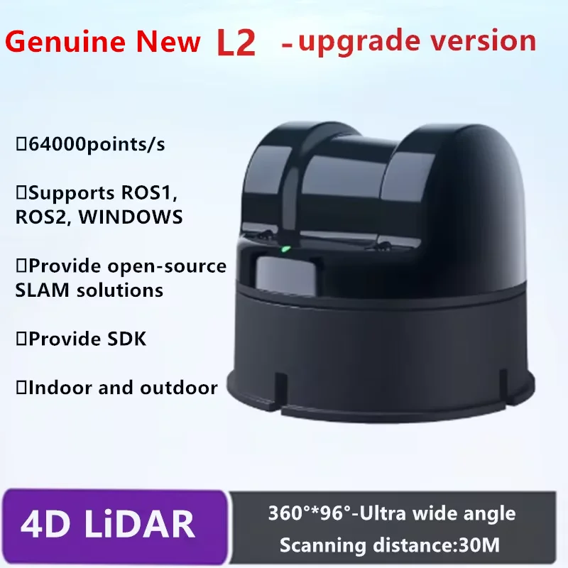 Original L2 Bionic 4D LiDAR Sensor 3D Scanner 360° TOF Performance Improvement For Robot Navigation & Obstacle Avoidance (C1)