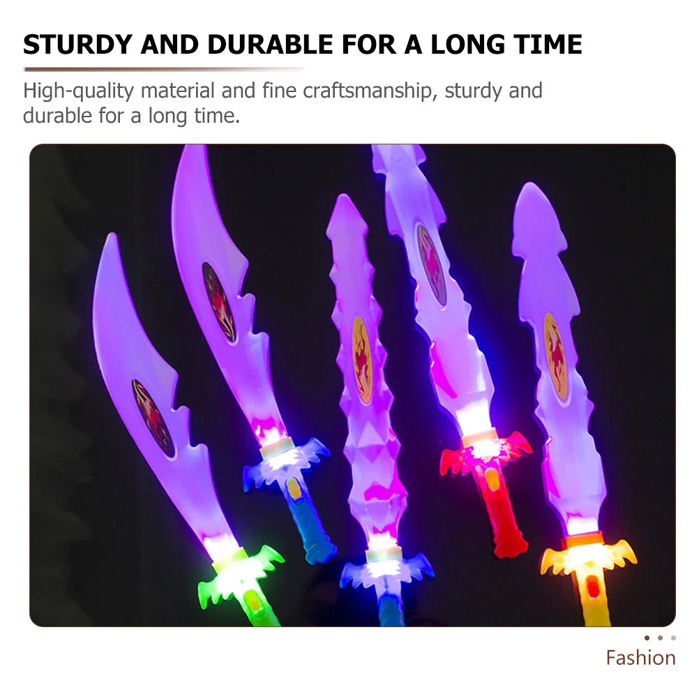 Luminous Kids Toys Lightweight Small Swords Plastic Party Cartoon Gifts