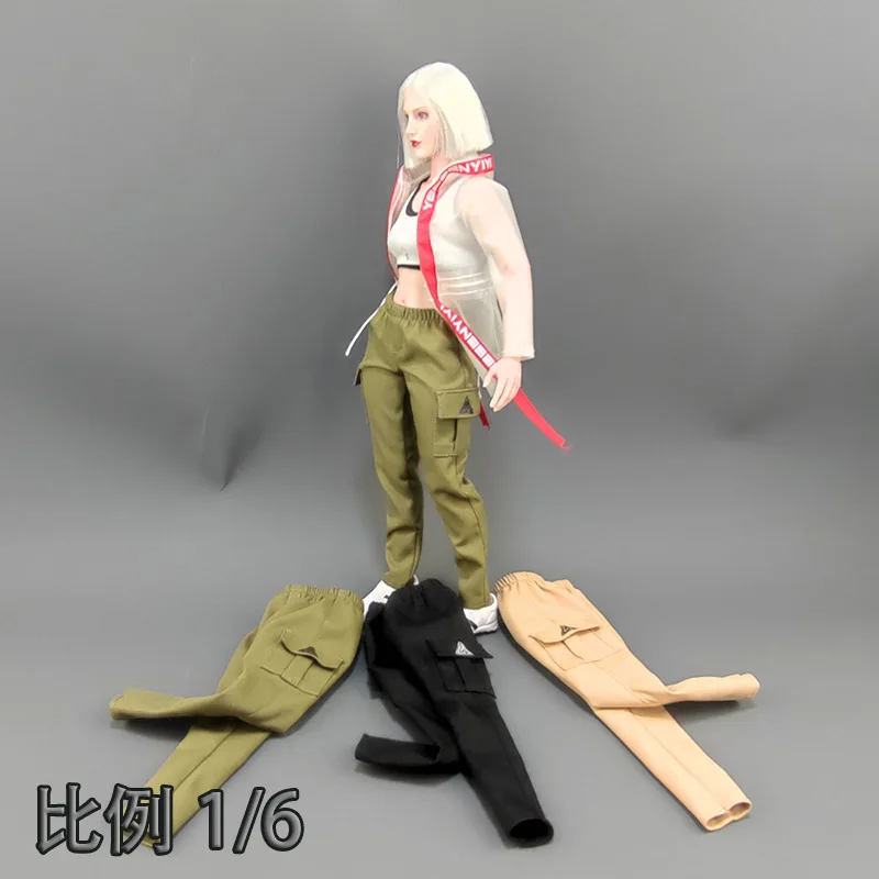 1/6 skala kobiet lalki ubrania moda kamizelka sportowa spodnie fit 12 ''figurka model ciała