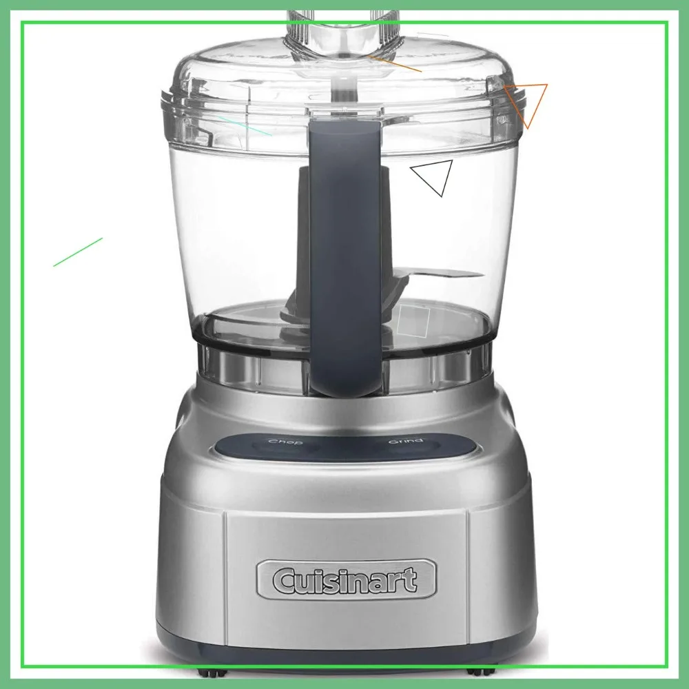 

Elemental 4-C Chopper Grinder, Silver - Efficient Food Processor for Quick Meal Prep