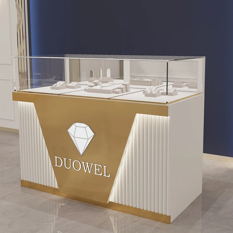 custom，Customized Modern Strong Glass Display Cabinet Jewellery Boutique Store Display Showcase Jewelry Display Counter