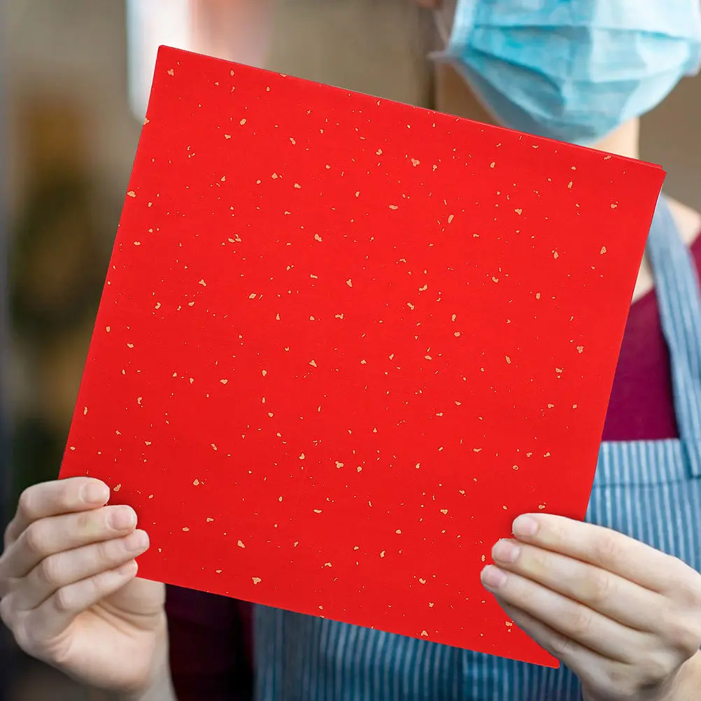 

60 листов изысканной красной бумаги для китайского Нового года: для написания иероглифов «Фу», декора окон и дверей, красная бумага Сюань