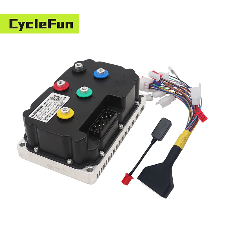 

FarDriver ND84530 84V DC 330A BLDC Sine Wave Controller Programmable for Electric Motorcycle E-Scooter With Heat Sinks