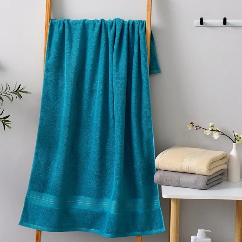 70*140cm Home Bathroom Bath Towel Adult General Absorbent Hotel Beauty Salon Bath Towel Beach Towel