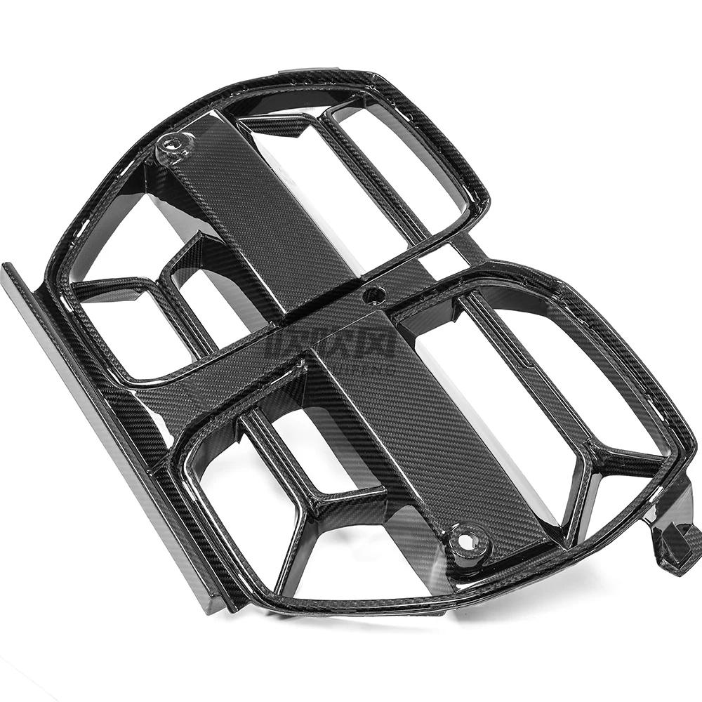 Hot Selling for M3 G80 M4 G82 CSL Style Front Bumper Grille Real Dry Carbon Fiber Car Body Kit Auto Exterior Parts
