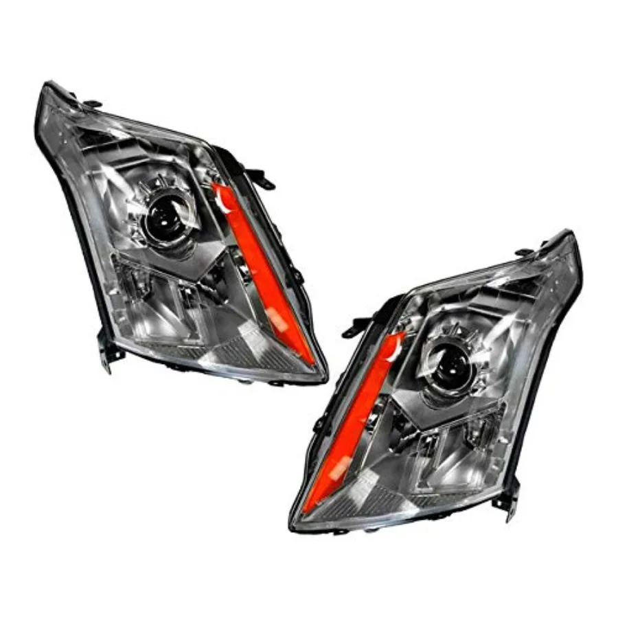 

Headlight Assembly Set of 2 Compatible with 2010-2016 Cadillac SRX