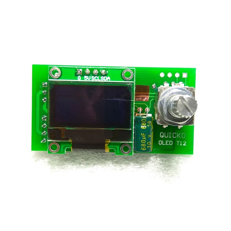 ABRM-T12 STC OLED Controller Digital Soldering Iron Station DIY KITS With Handle Use For T12 Tips