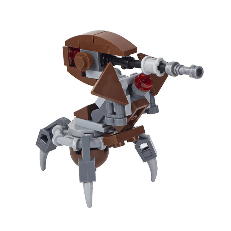 NEW MOC Star Mercenary Droideka Mini Spider Crab Robot Sniper Film Classic Model Building Blocks Sets Bricks Toy City