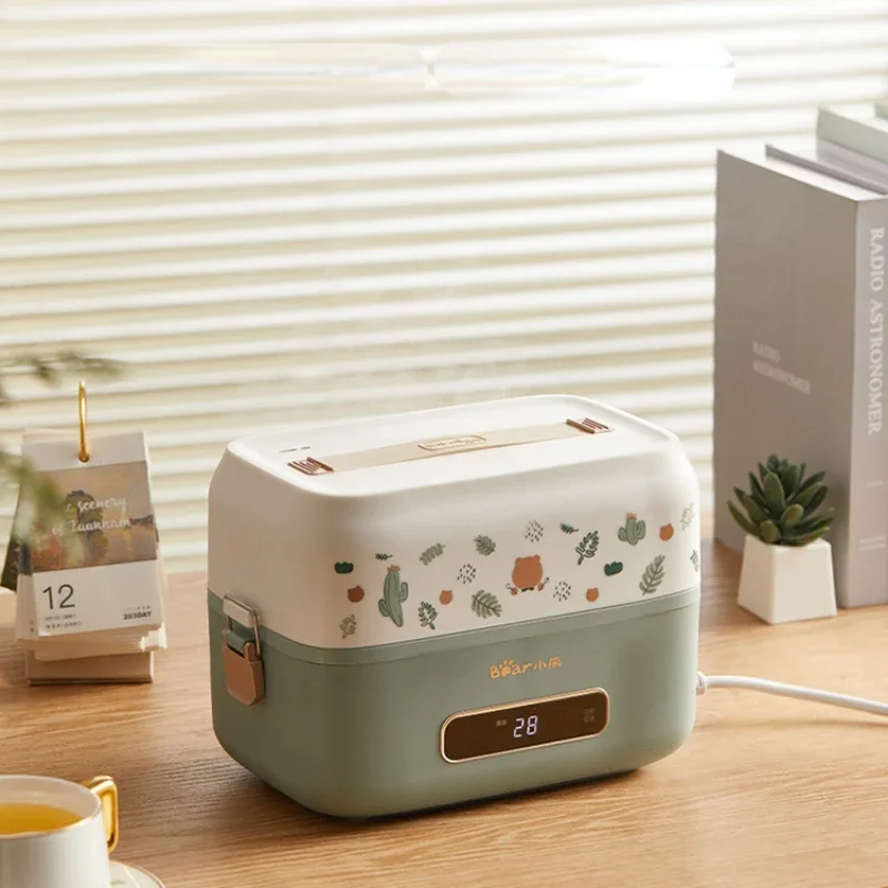 

Electric Lunch Box Portable Plug-in Multifunctional Tool Office Worker Self-Heating Cooking Heat Insulation Bento Box