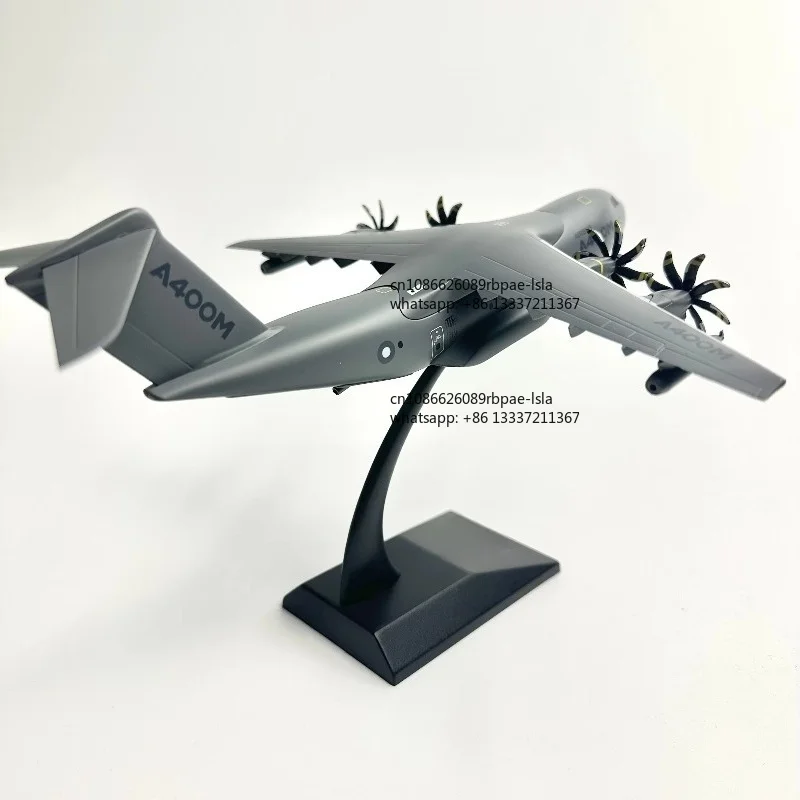 1:200 Scale Airbus A400M Transport Refueling Aircraft Static Display Model Fixed Wings Collectible Desktop Ornament Gift