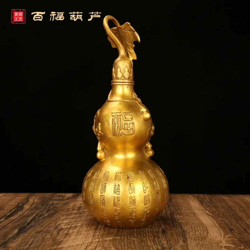 Manufacturer Wholesale , Open-Ended Copper Ornaments, Peace And Fortune , Hundred Blessings Gourd, Four G