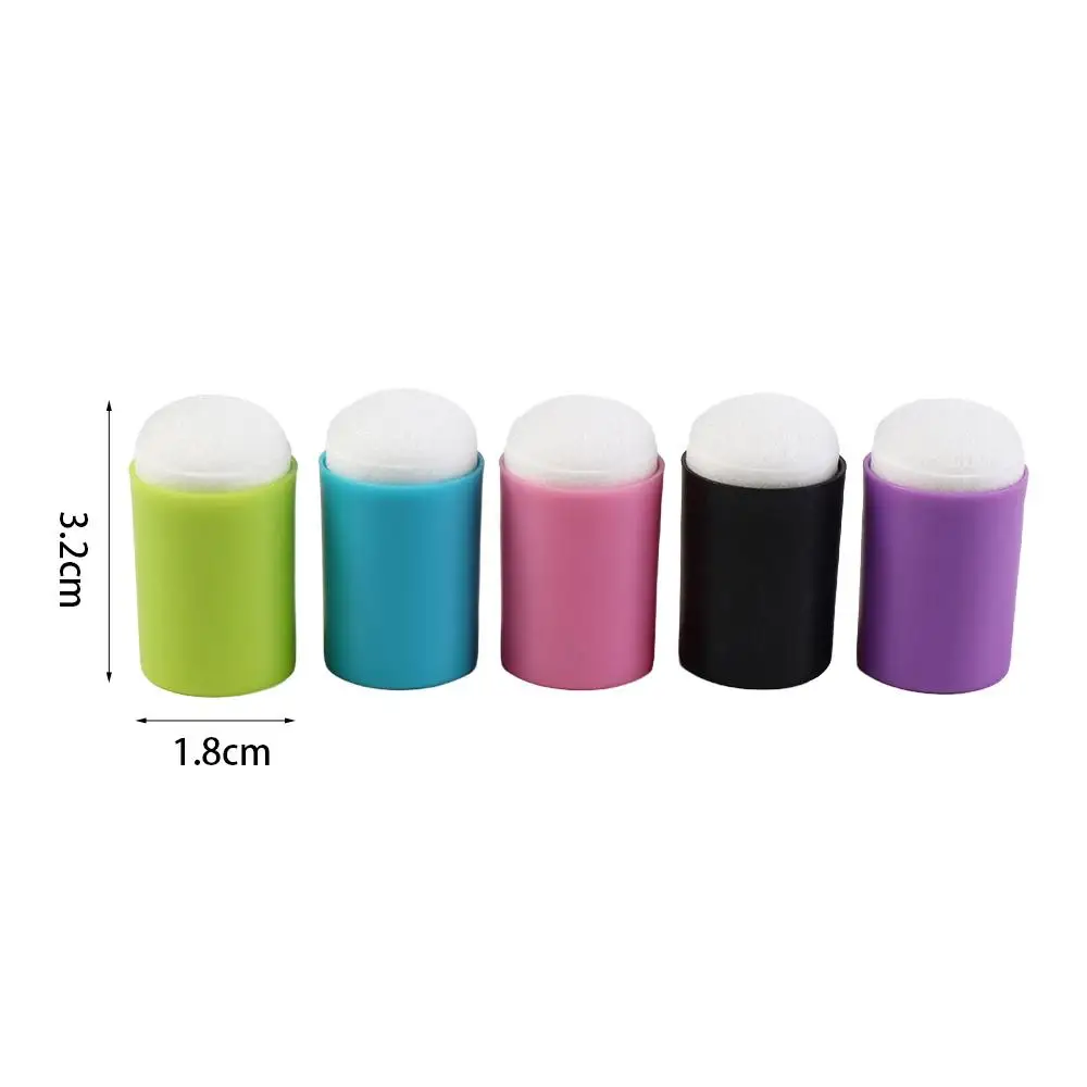 5PCS Multi-function Inking Staining Finger Painting Sponge Craft DIY Dauber Sponge Smudge Painting Finger Cot Journal