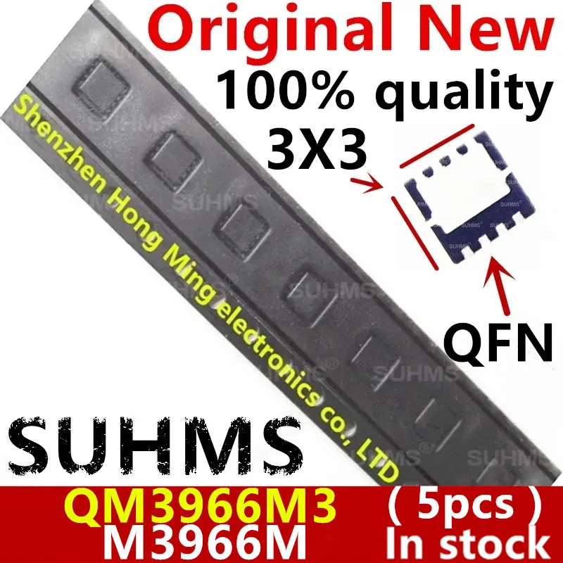 (5piece)100% New QM3966M6 QM3966M3 QM3966M M3966M QFN-8 Chipset image 3