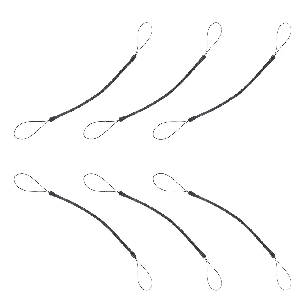 6Pcs Elastic Retractable Lanyard for Stylus Pens Touchscreen Devices Anti-Loss Spring Tether Rope Portable Stylish Office Study