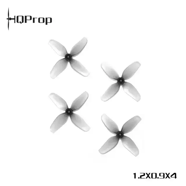 HQProp Ultralight 1.2X0.9X4 31MM 4-Blade PC Propeller 1mm Shaft 2CW+2CCW Tiny Whoop Indoor FPV Drone Blades