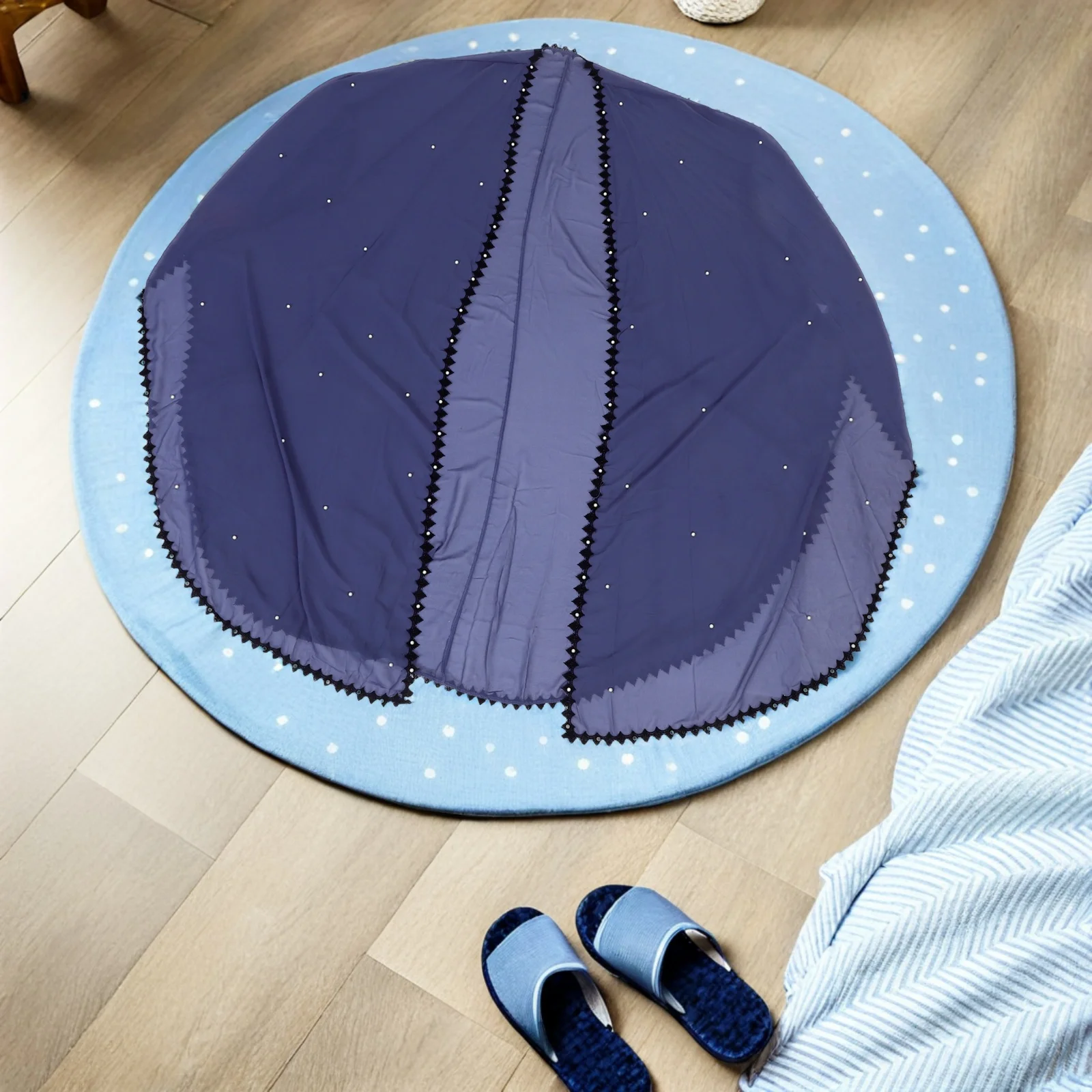 

Women's Abaya Coat Lace Beaded Stitching Long Sleeve Cardigan Gown Lightweight Lace Abaya Coat Elegant Muslim Dress