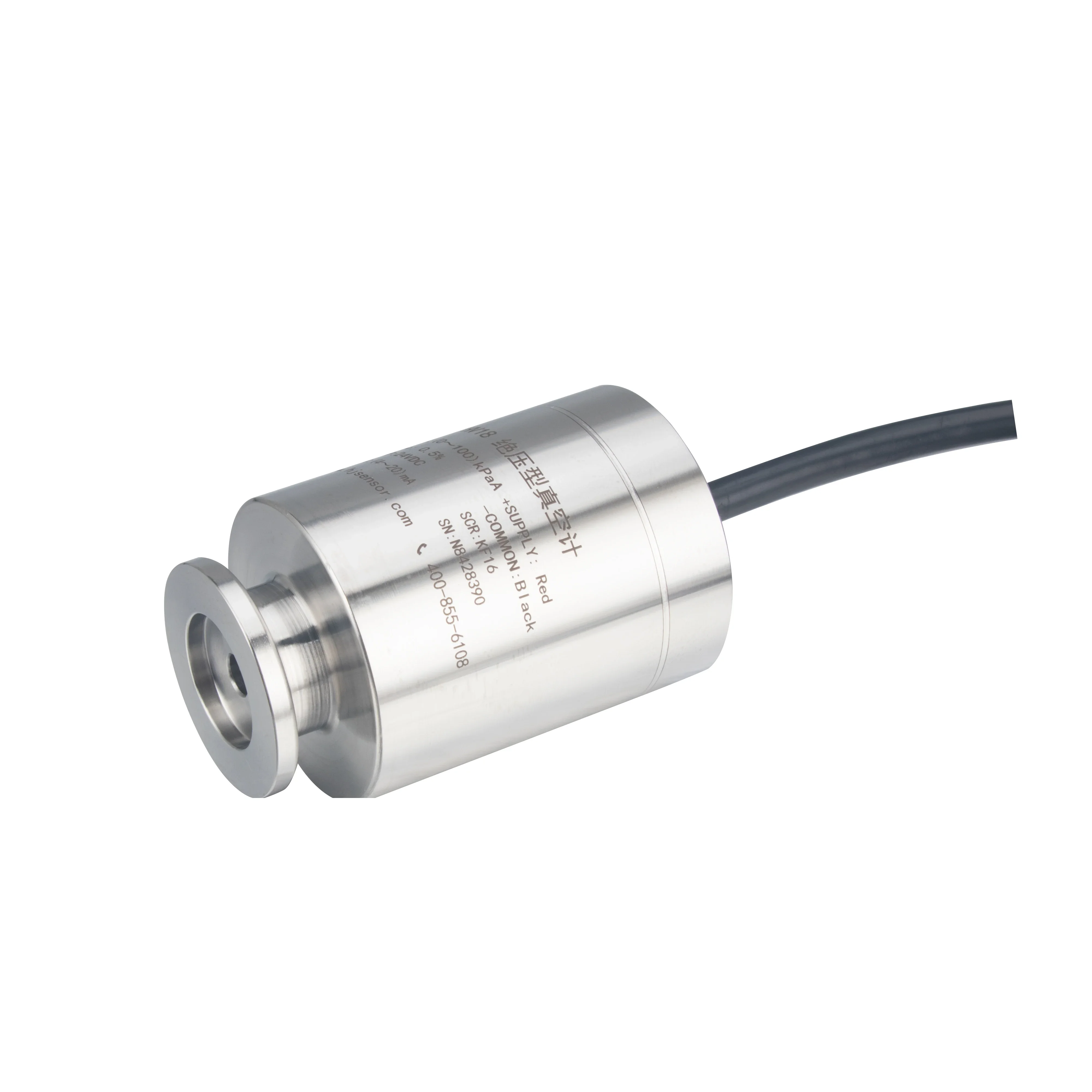 China supplier Vacuum capacitance diaphragm gauge KF16 cable outlet 4-20mA 0~5V 0~10V Output