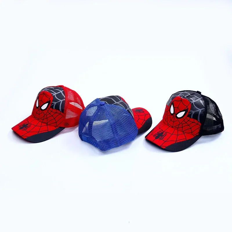 Anime Spiderman Baseballpet Voor Jongens Meisjes Herfst Baby Hoeden Kinderen Cartoon Mode Sun Caps Kids Hop Hop Hat 2-8y