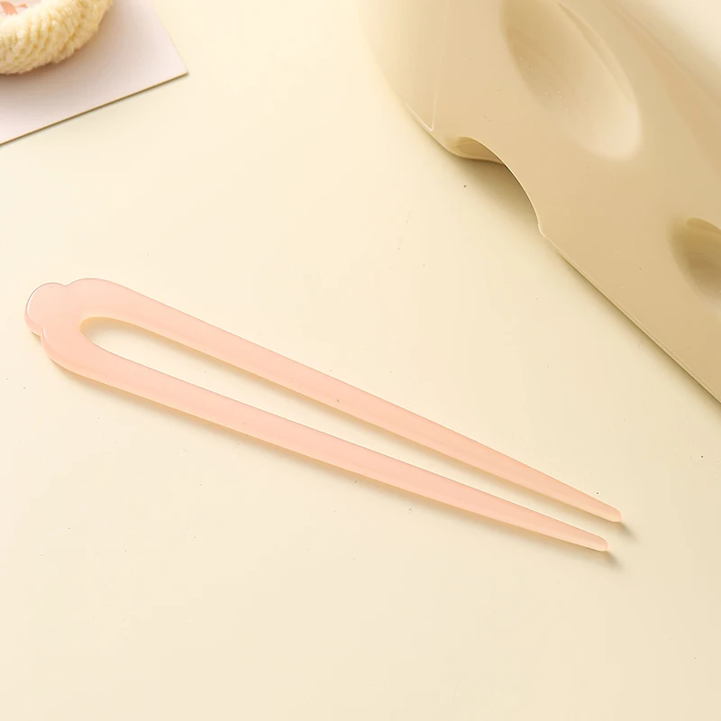 Essigsäure U Form Haar Sticks Haarnadel Brötchen Solide Haar Essstäbchen Chinesischen Stil Haar Gabel Geometrische Kopfbedeckung Haar Zubehör – Detail 10