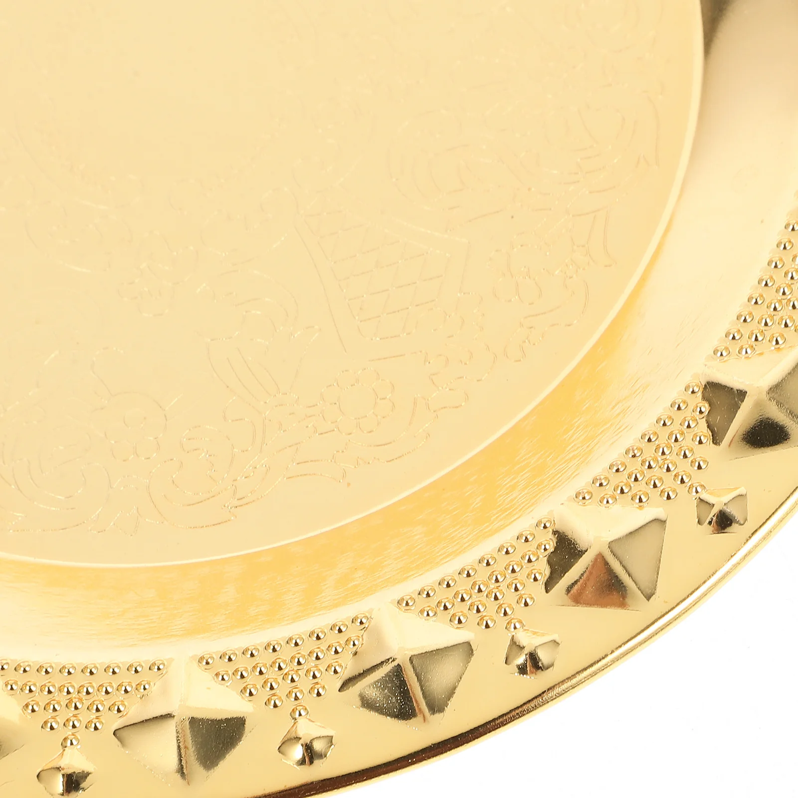 

Iron Art Storage Tray Round Metal Serving Platter For Fruit Dessert Cake Snacks Home Hotel Decor Desktop Organizer Kitchen