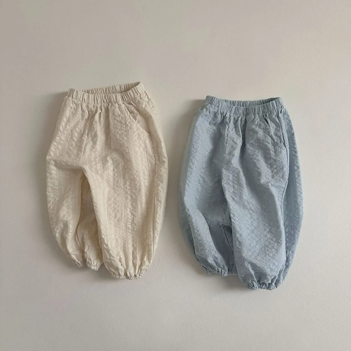 2026 Summer New Baby Thin Mosquito Resistant Pants Infant Cotton Breathable Trousers For Girls Boys Toddler Casual Pants