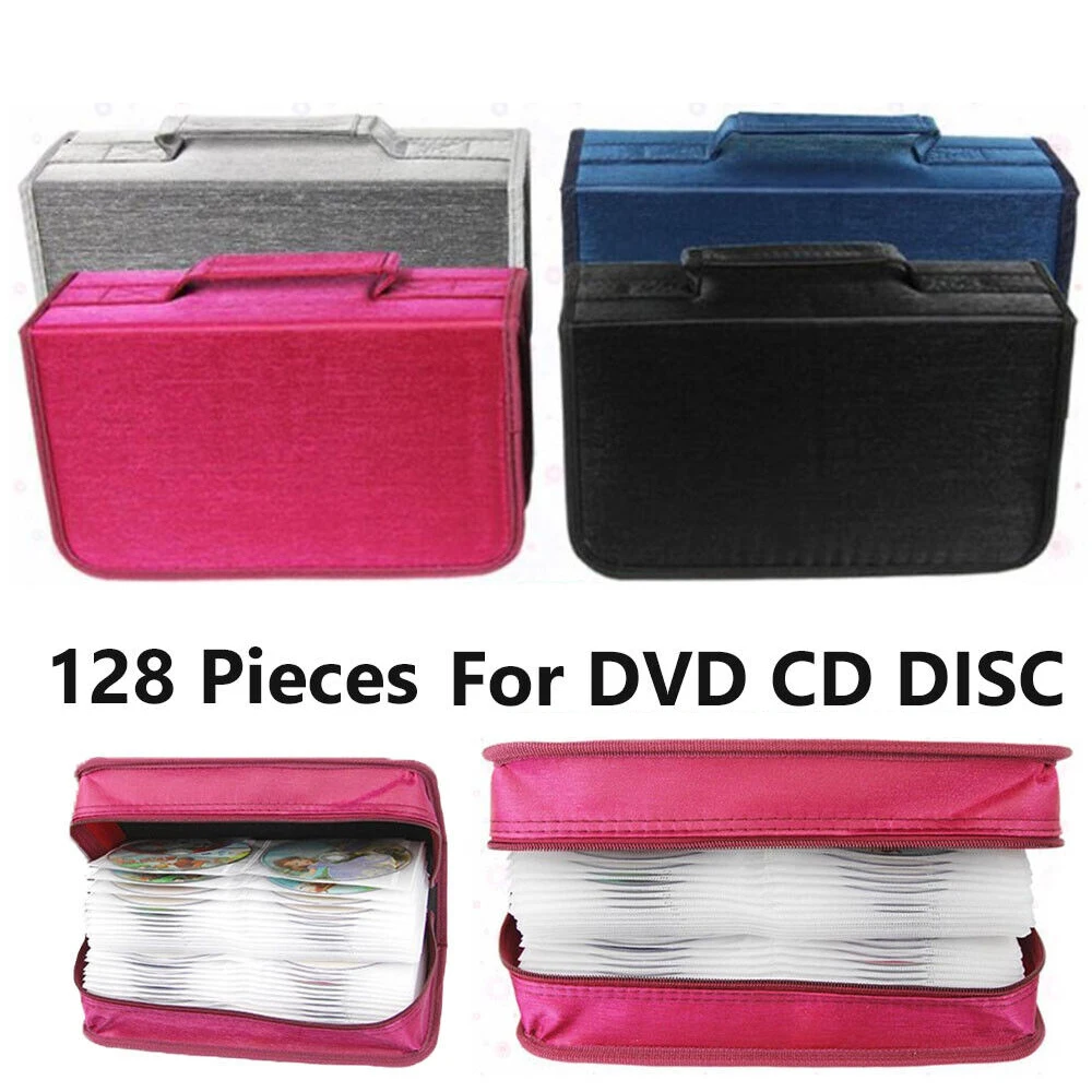 128CD Package Disc Dvd VCD Holder Storage Bag Album Folder Case Organize Multifunctional Dustproof and Moistureproof Bags