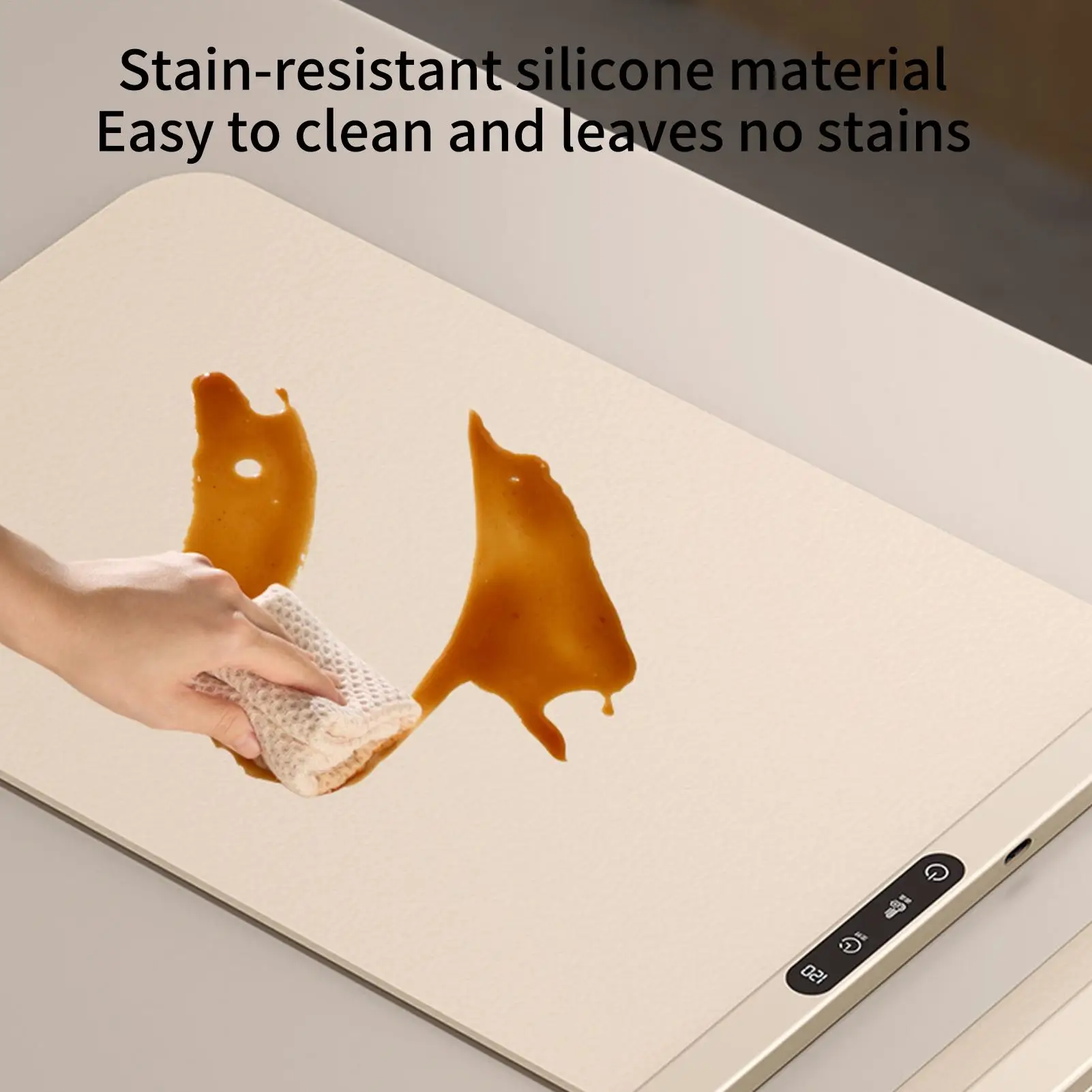 

Food Warming Mat Timer Function Fast Heating Silicone Warming Mat For Buffets Party Gatherings Kitchen Countertop Holiday