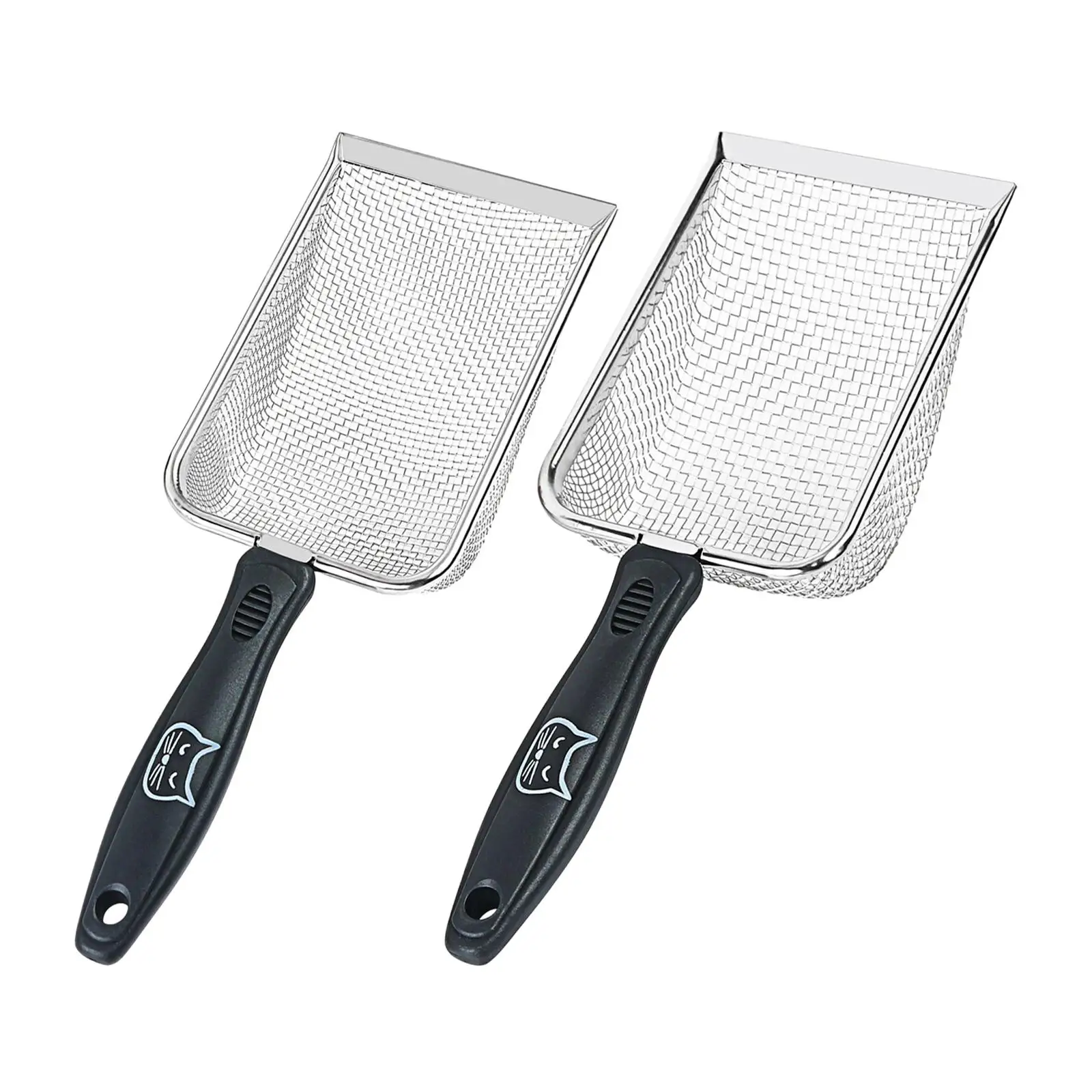 Cat Litter Scooper Substrate Scoop Cleaner Stainless Steel Durable Heavy Duty