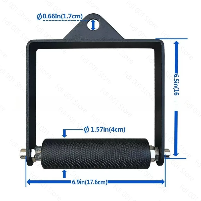 Fitness Equipment Accessories U-shaped Bold Rotating Handle Wrist Training