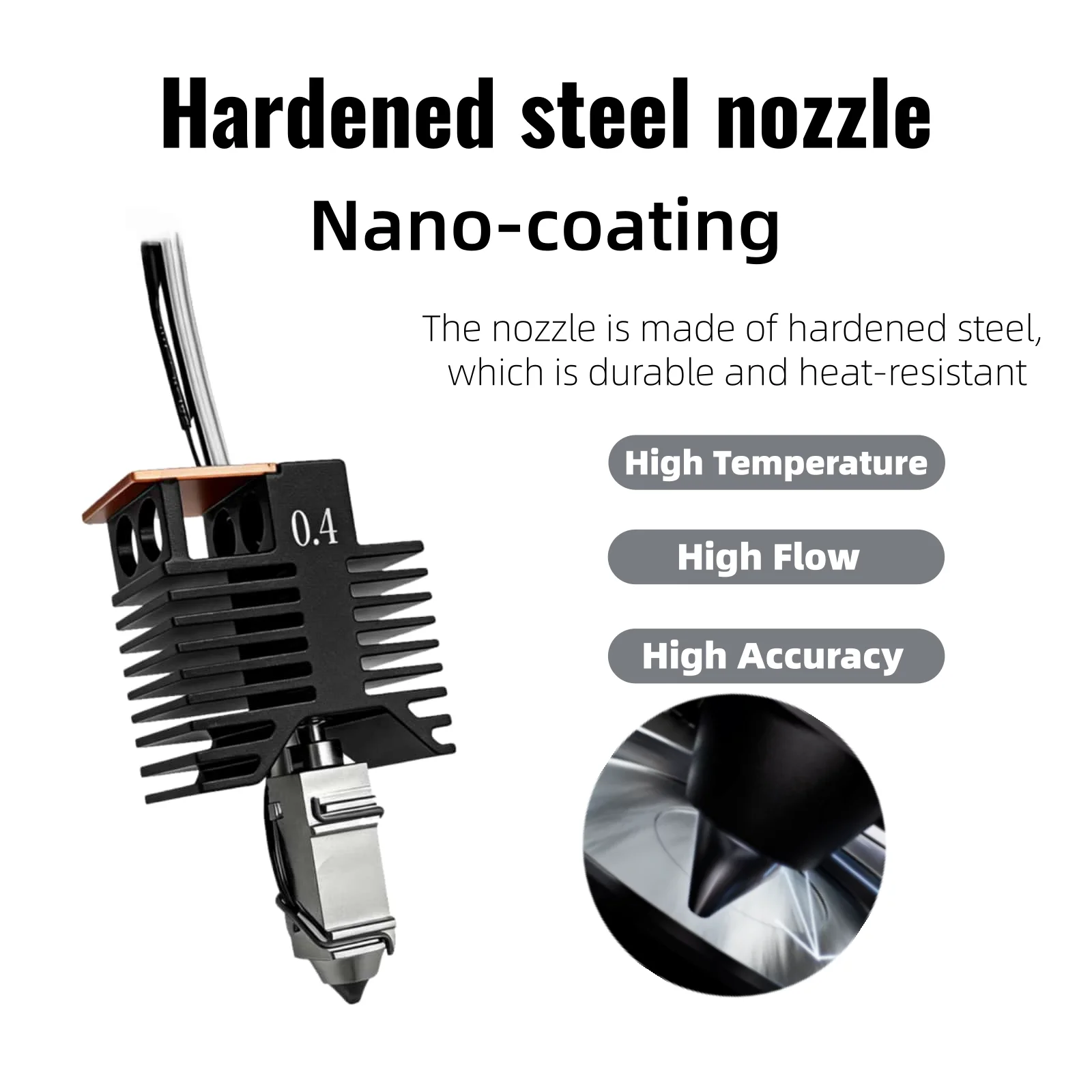 Snapmaker U1 Hotend 24V 48W Se - High Flow Ceramic Hotend incelemesi ve fiyatı