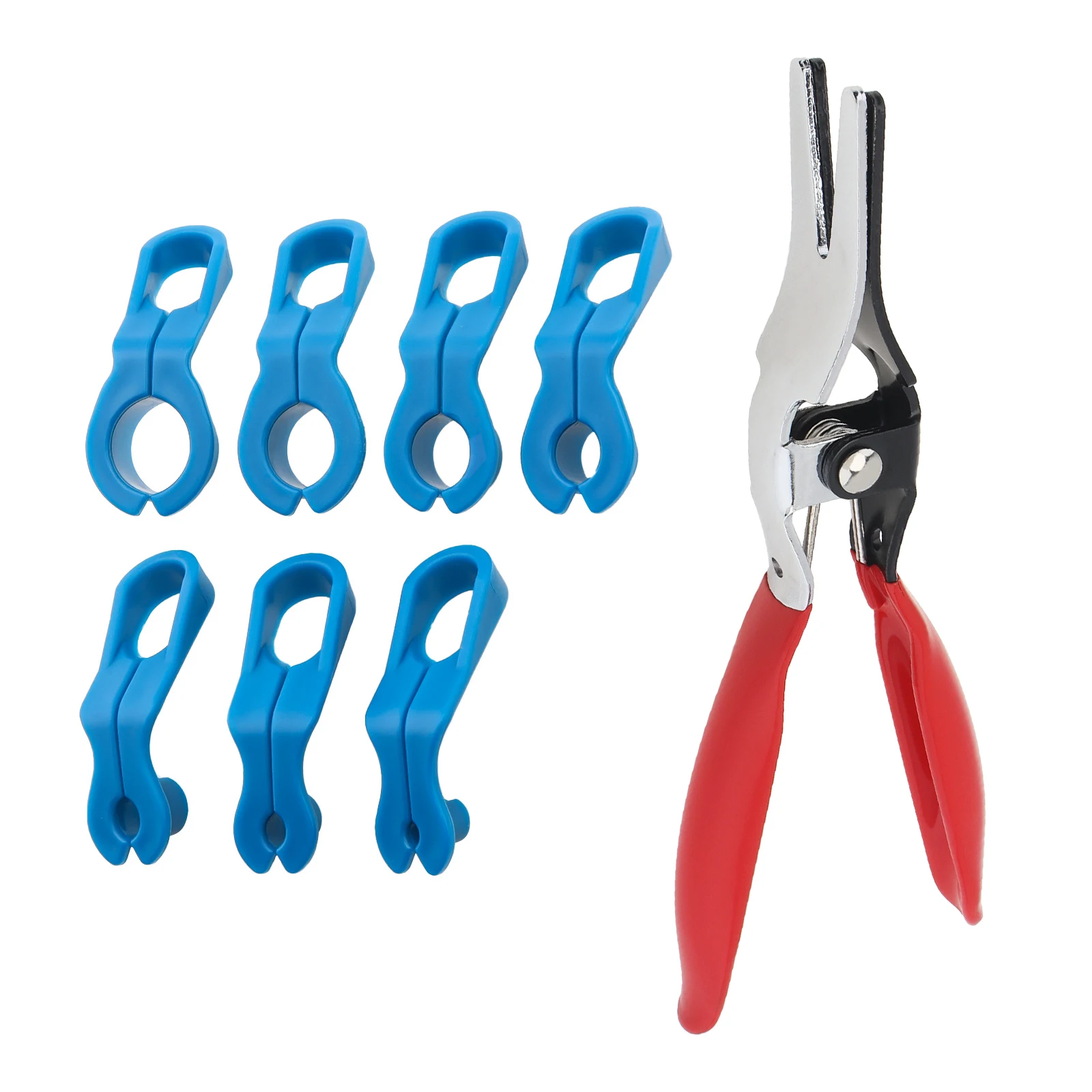 8pcs/set Multiple Sizes Quick Disconnect Automotive Pipeline Separator Pliers Auto Car AC Fuel Pipe Line Tube Hose Removal Tool