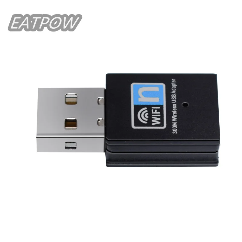 EATPOW-dongle wifi usb 300mbps 2,4 GHz, tarjeta de interfaz de red inalámbrica IEEE802.11b/g/n, dongle wifi estándar, adaptador usb RTL8192