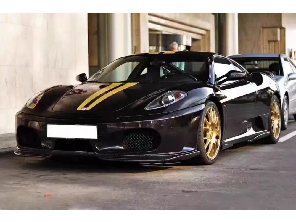 

HM Style 2005-2009 Ferrari F430 Carbon Fiber Body Kit Front Lip Side Skirt Rear Diffuser Hood Automotive Parts