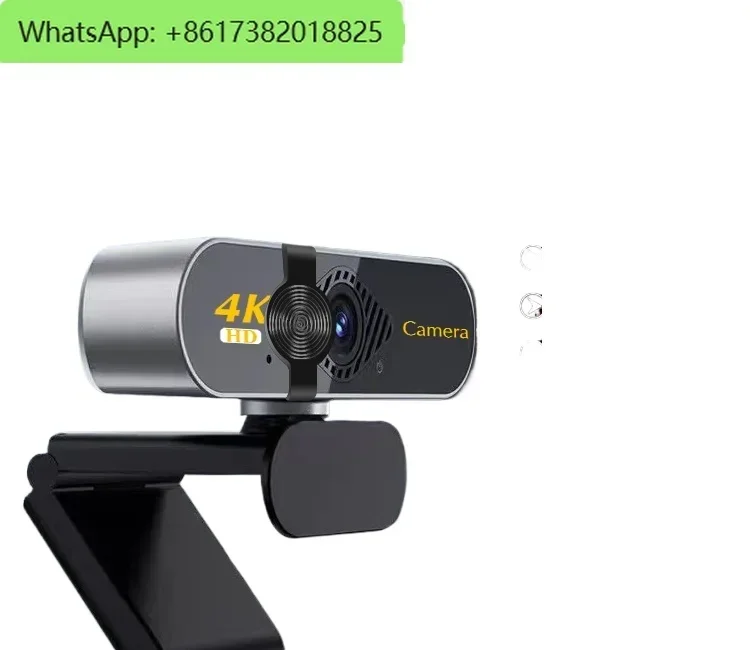 The computer live camera notebook is connected to an external USB HD 4K camera head