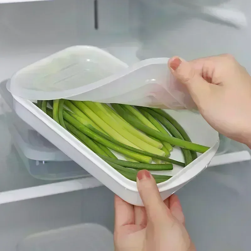 Cubierta adaptable de silicona para alimentos, contenedor de almacenamiento de plástico, platos generales para refrigerador, accesorios de cocina,