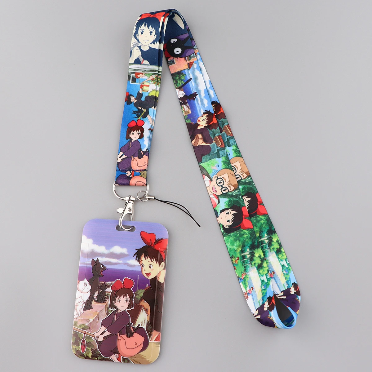 Kawaii Girl Lanyard For Keys Phone Anime Cat Neck Straps Hanging Rope Student Card Works Card Lanyards ID Card Mobile Straps