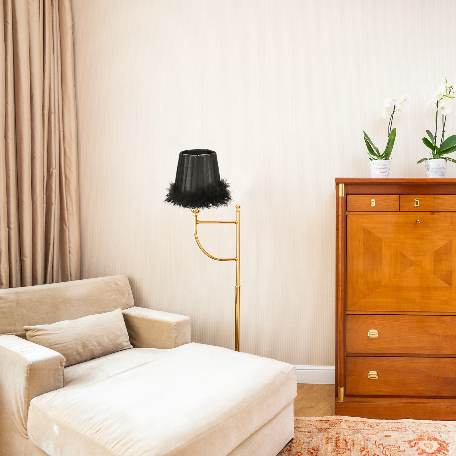 

1Pcs Lampshade Chic Style Soft Light Protector for Bedroom Living Room Decorative Table Lamp Cover Cloth Art Lampshade