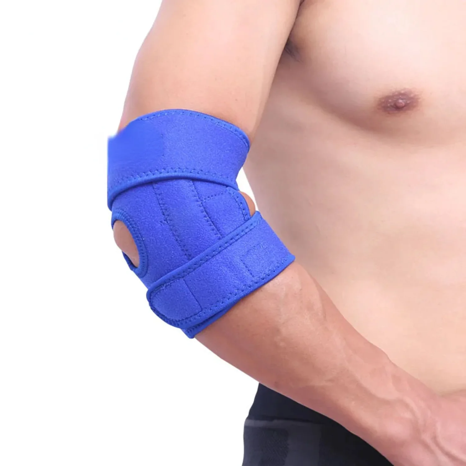 1PCS Adjustable Elbow Support Pads With Spring Supporting Codera Protector Sports Safety  Ciclismo Gym Tennis