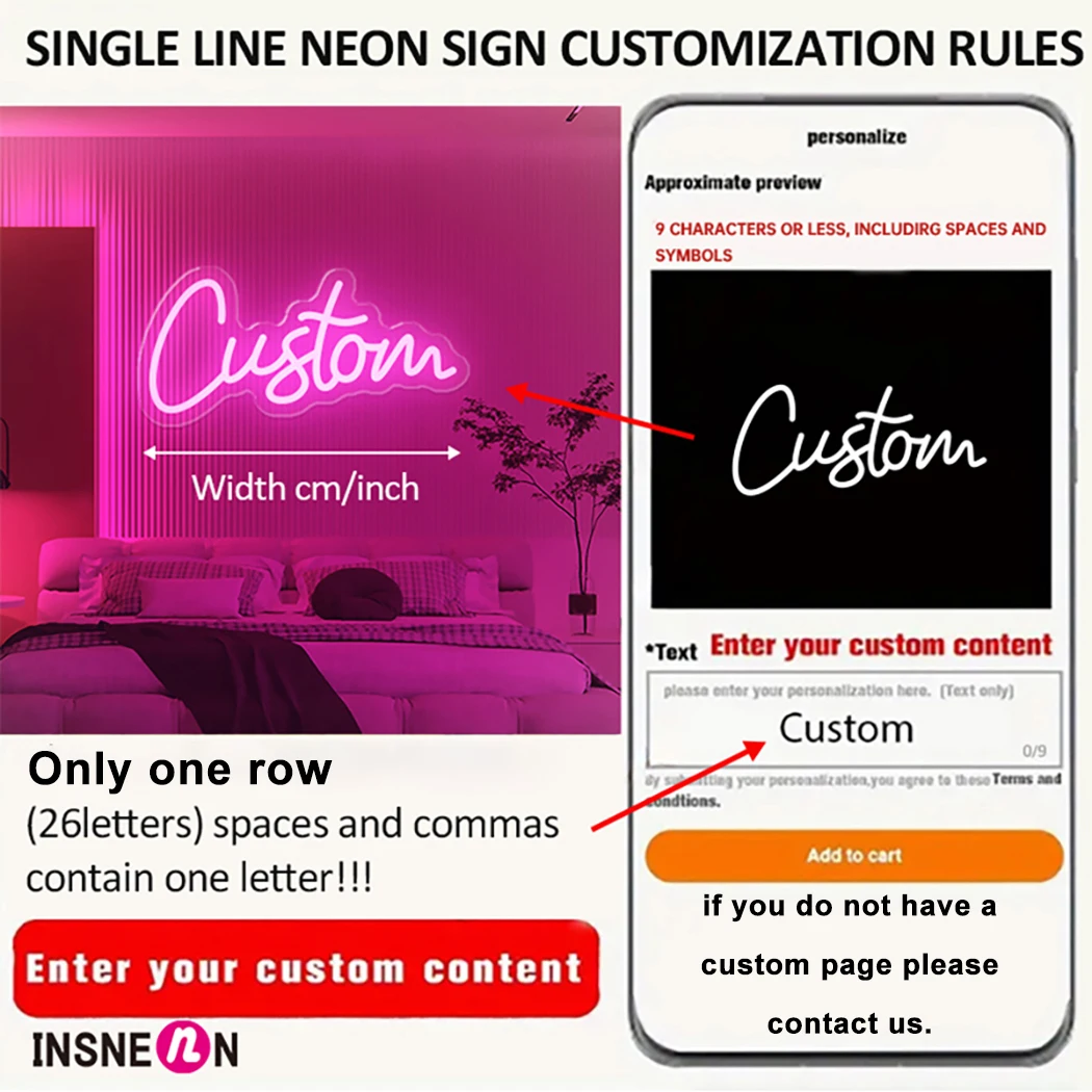 Custom Neon Sign Business Decor Led Light Advertising Logo Sign for Coffee Bar Restaurant Beer Sign Room Decoration Neon Signs